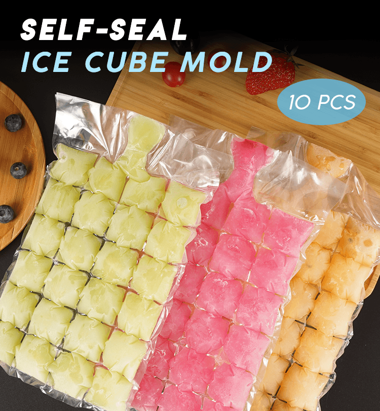 Self-Seal Ice Cube Mold (10 PCS)