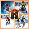 Electric Heating Gloves Rechargeable Windproof Hand Warmer Ski Thermal Gloves