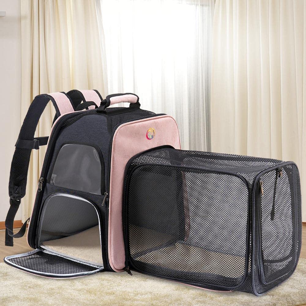 expandable pet carrier backpack