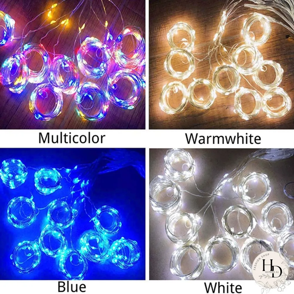 Upgrade Fairy Light Strings Christmas Wedding Party Decor Curtain String Light