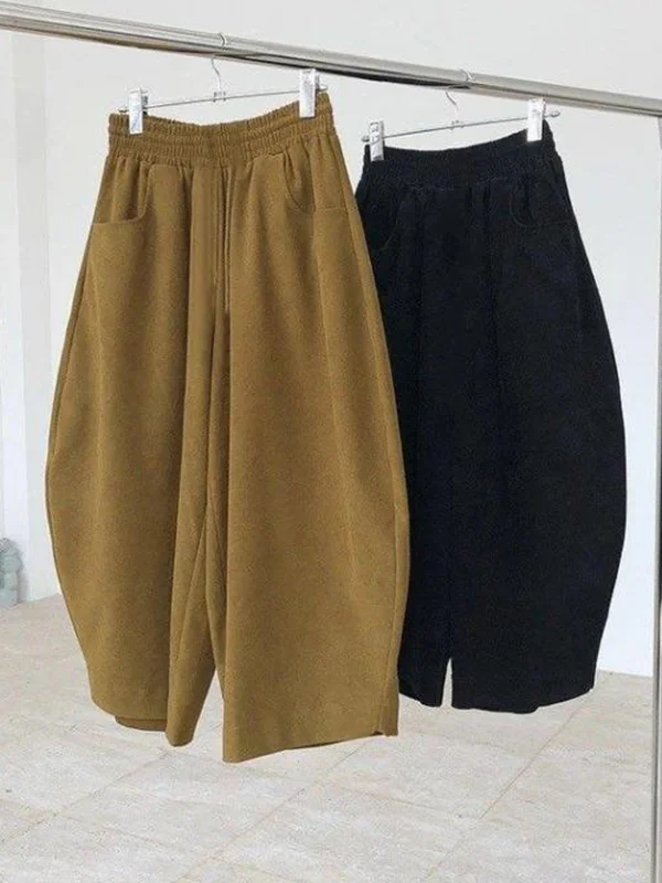 Light Split-joint Harem Pants