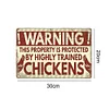Warning Posters - Vintage Metal Signs(12*8Inch)