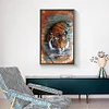 Diamond Painting-DIY Full Round Drill Tiger(70*40CM)