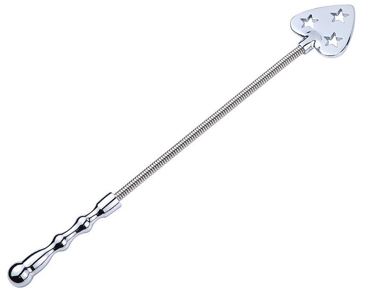 Metal Spanking Paddle & Whip For Sexy Game Rose Toy
