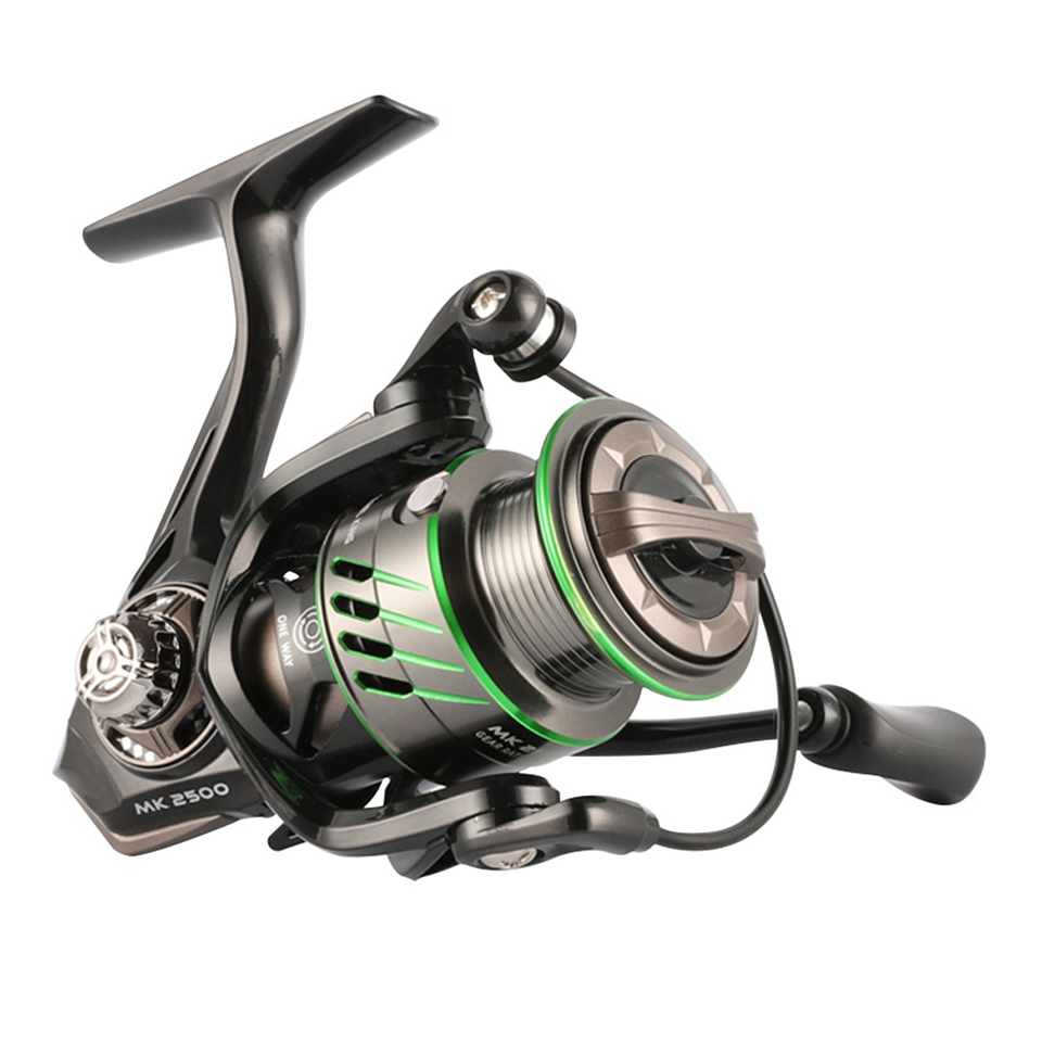 Xaperni MK Gapless Micro Beveled Shallow Line Cup Spinning Wheel Fishing Reel