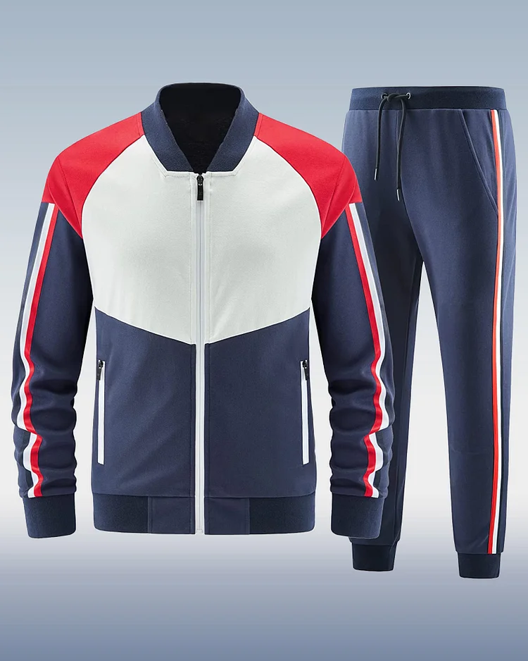 Men's Classic Nostalgia 70s and 80s Tracksuit -00143