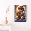 (40*60cm)Roses and Bears - Full Round Drill Diamond Painting
