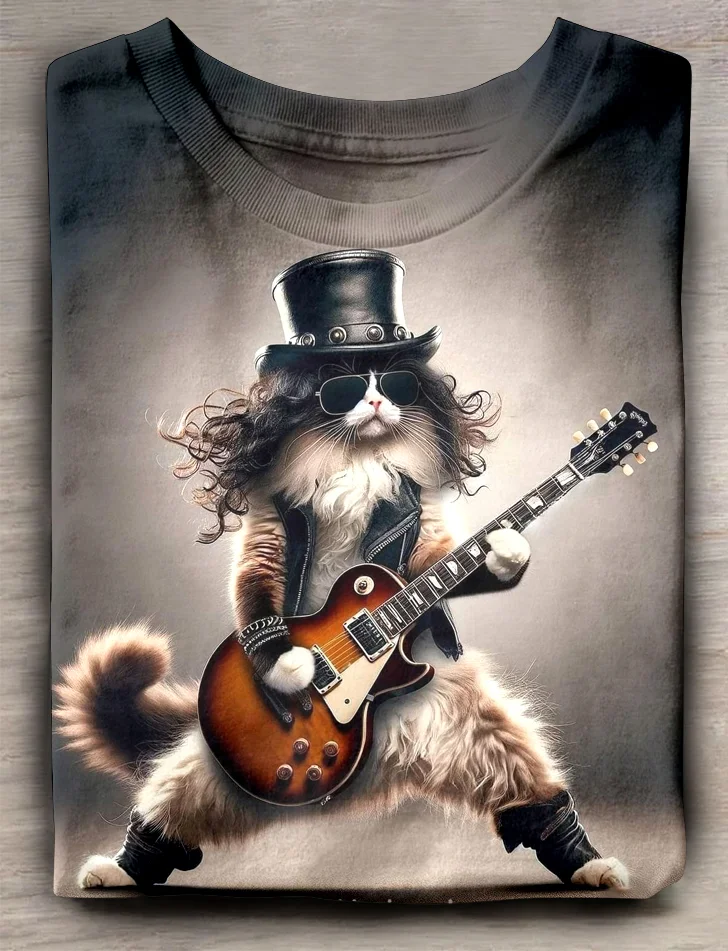 Eagerlys Cat T-shirt Eagerlys