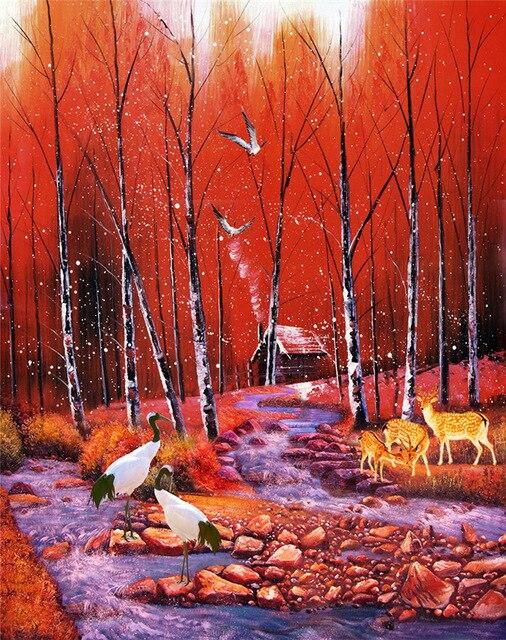 

Grove Forest – Paint By Numbers - 40*50CM, 501 Original