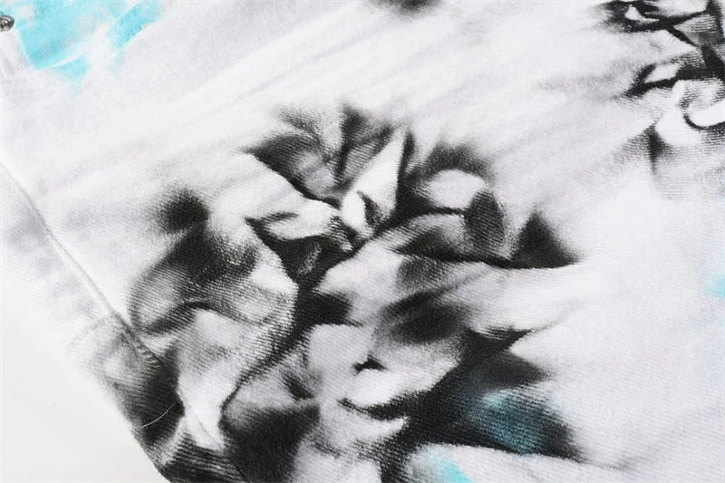 Purple Fashion Jeans 5065