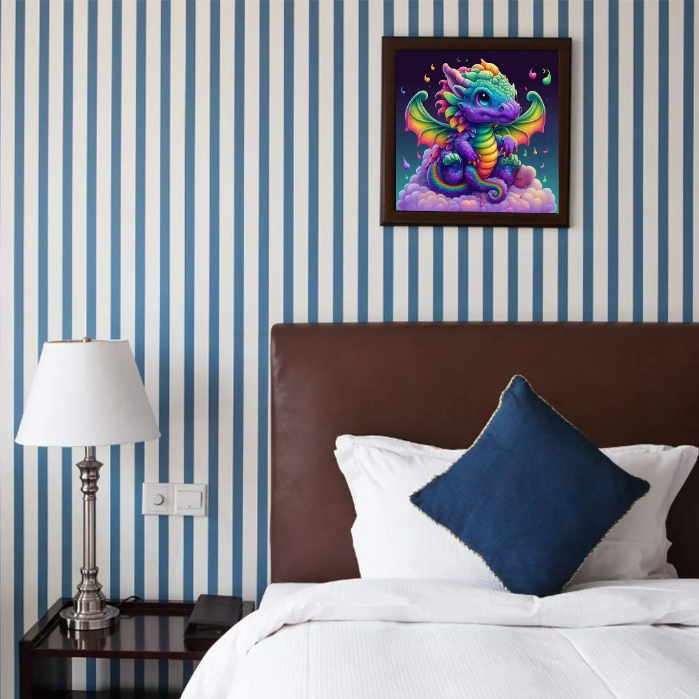 Diamond Painting - Full Round Drill - Pterosaur(30*30cm)