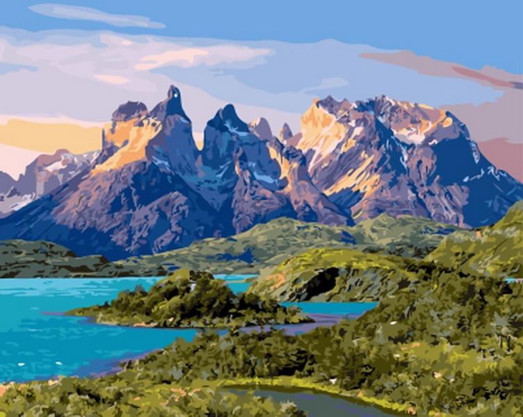 

Torres del Paine National Park – Paint By Numbers - 40*50CM, 501 Original