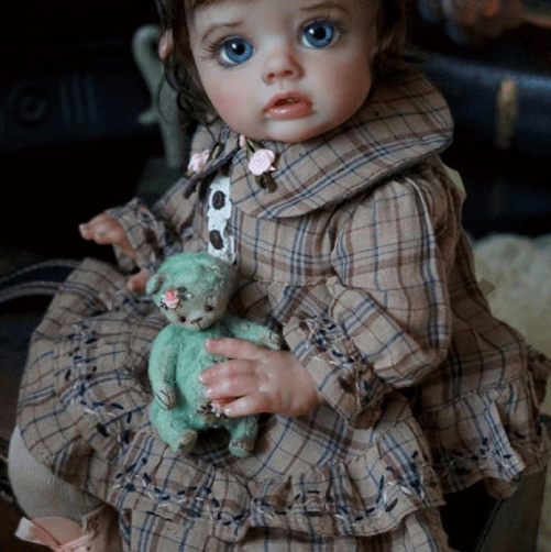  12'' Mini Mirabelle Lebensechte Reborn Baby Mädchen Puppe - RSDP-Rebornbabypuppen-Rebornbabypuppen.de