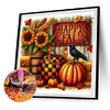 5D DIY Full Square Drill Partial AB Drill Diamond Painting Happy Fall Art45x45cm
