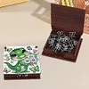 Schmetterling Dinosaurier Holz Memo Pad Halter - 5d DIY Handwerk Aufbewahrungsbox