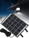 6W 5V Mini Solar Panel with 5M Cable Polycrystalline Solar Power Bank High Efficiency for Hiking Camping Travel Car Fishing Picnics Use