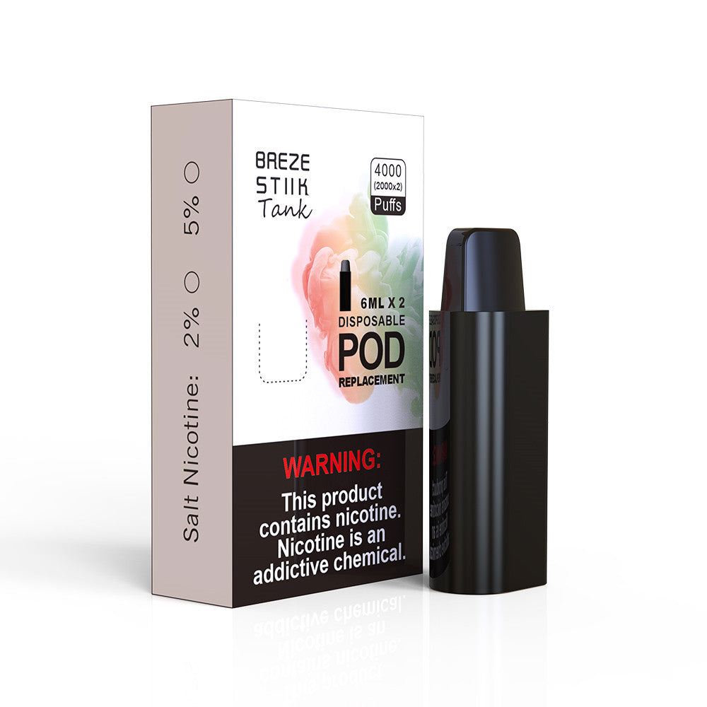 Breze Stiik Tank (2000 puffs) pod Device Vape Wholesale BREZE STIIK CTYVape