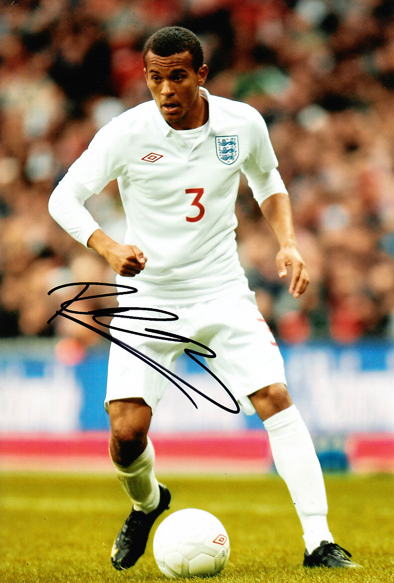 England Ryan Bertrand Hand Signed Photo Poster painting 12x8.