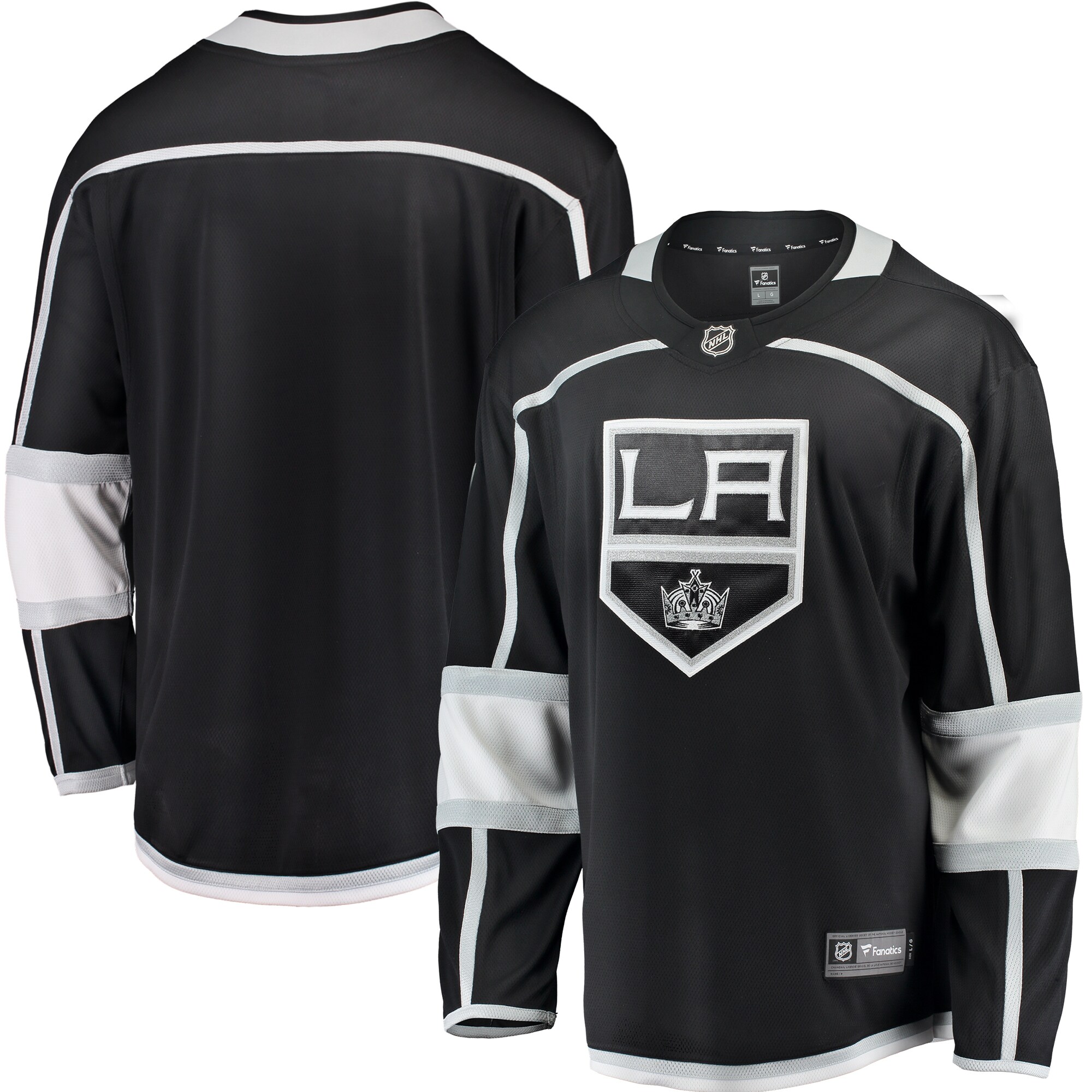 Los Angeles Kings Fanatics Breakaway Home Jersey &ndash; Black mysite