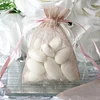 10 Pack | 3"x4" Rose Quartz Organza Drawstring Wedding Party Favor Gift Bags