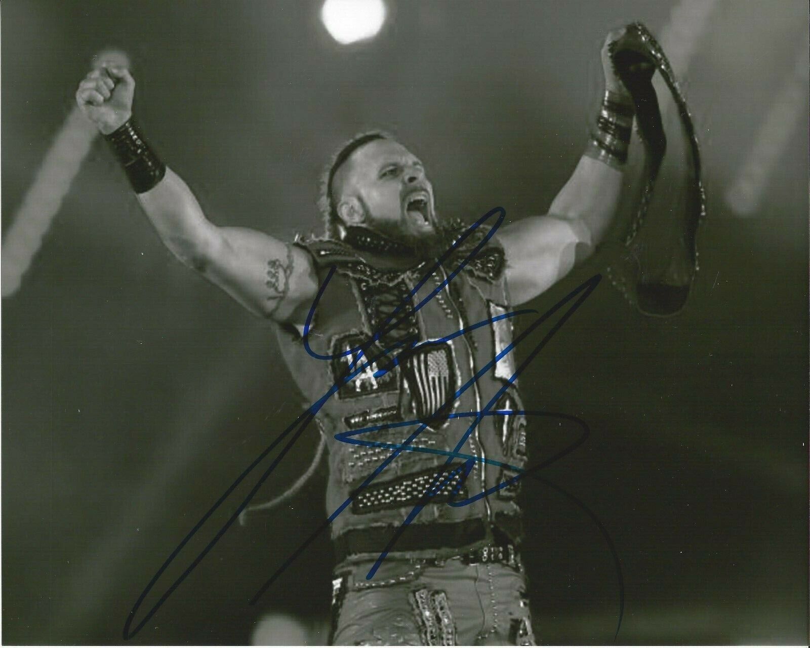 Lance Archer autographed 8x10 #23 TNA  Ship Vance Hoyt WWE AEW Murderhawk