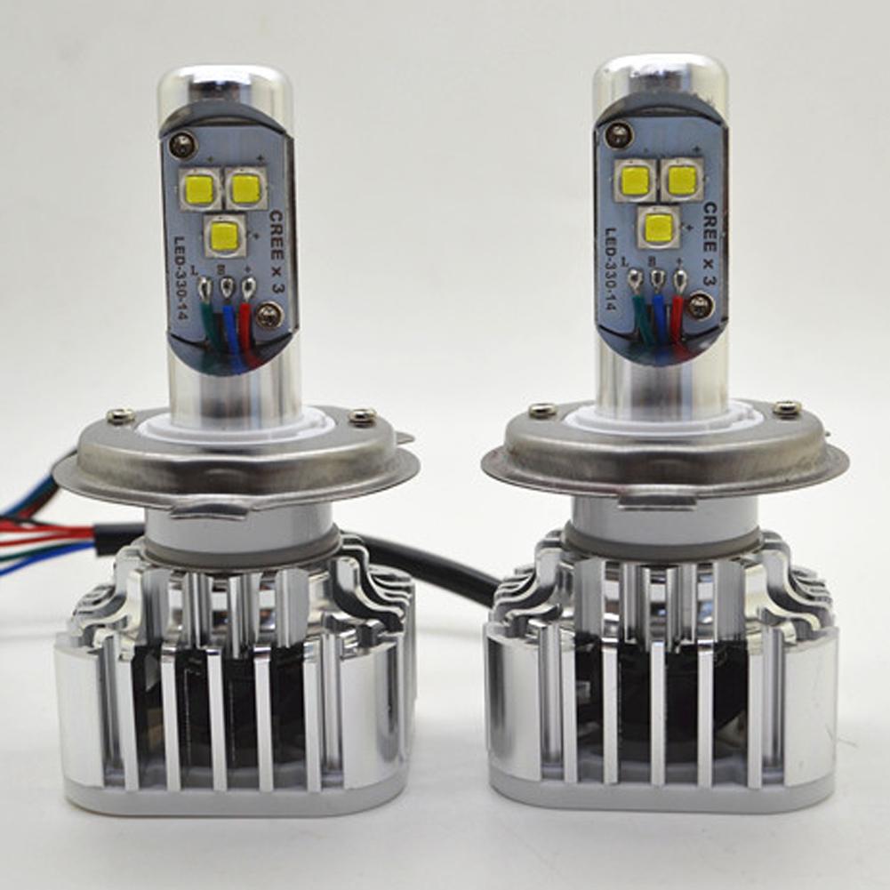 

2 x Plug&Play 30W 3000LM CREE LED H4 9003 White Bulb DRL Fog Headlight -102924, 501 Original