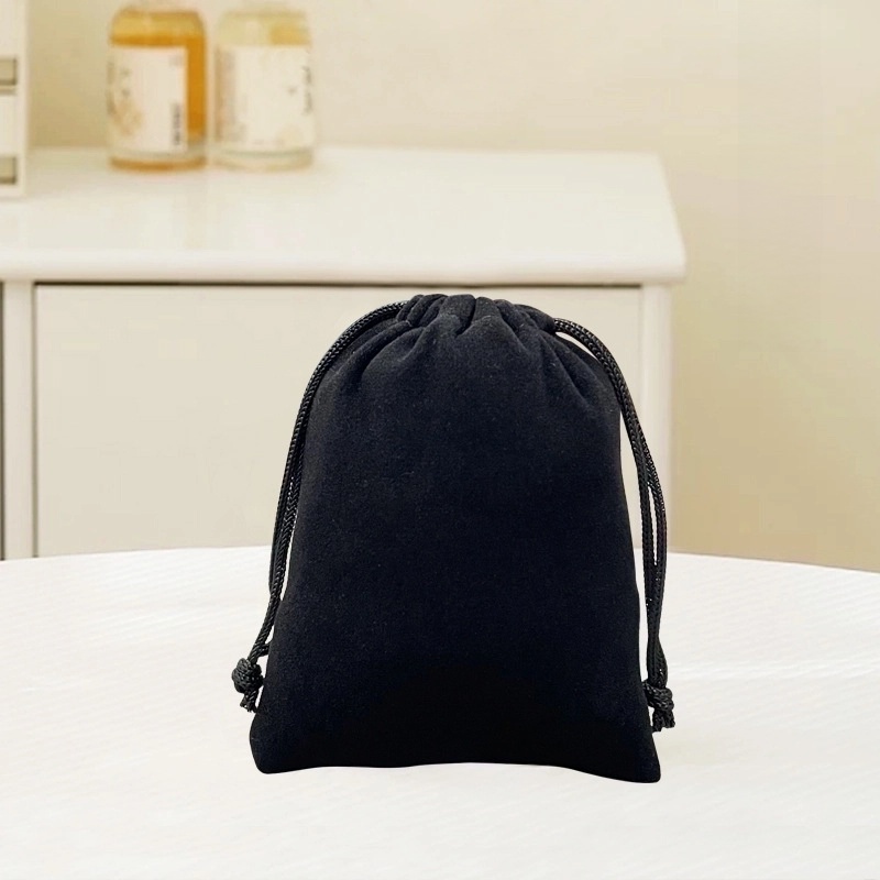 100 Pieces Factory Flannel Jewelry Packaging Bag Buddha Beads Jewelry Play Bag Brocade Bag Gift Bag Drawstring Bag