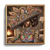 Peacock Beaded Black Lady Special Shaped 5D DIY Partial Drill Diamond Art Kit 30x30cm Diamonds Dots Gem Art Kits for Adults Home Decor