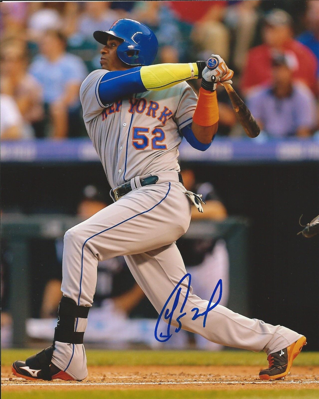 YOENIS CESPEDES signed autographed NEW YORK METS 8x10 Photo Poster painting w/COA PROOF