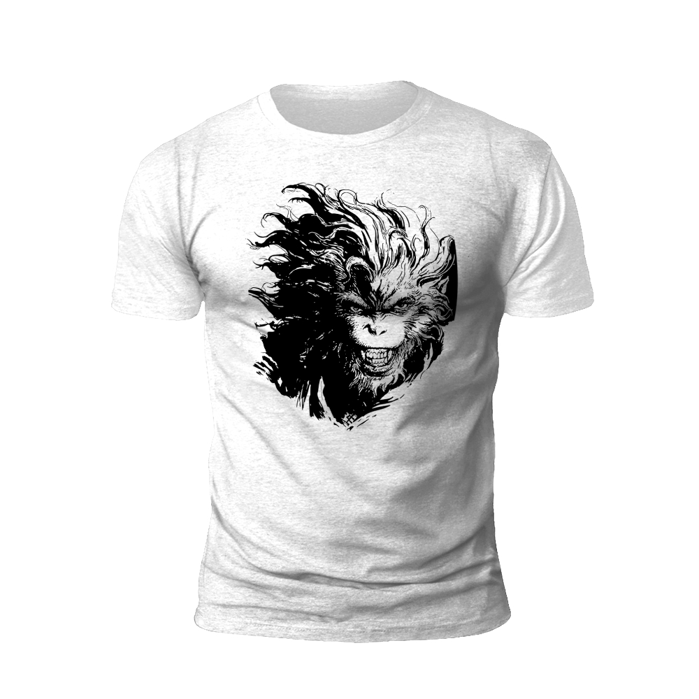 "Monkey King's Fury: Sun Wukong Graphic T-Shirt