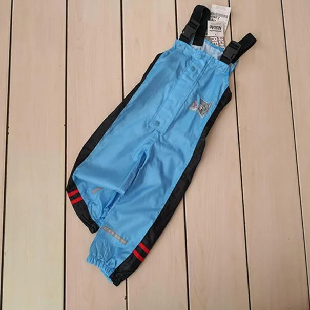 Boy Girl Children Waterproof Rain Pants  Brand Waterproof Overalls 1-6Yrs Baby Boys Girls Overalls Fashion Kids Overalls