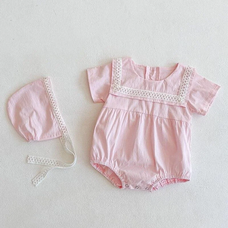 New 2021 Summer Infant Baby Jumpsuits Girls Sleeveless Floral Clothes Baby Girls Clothing Baby Cute Rompers