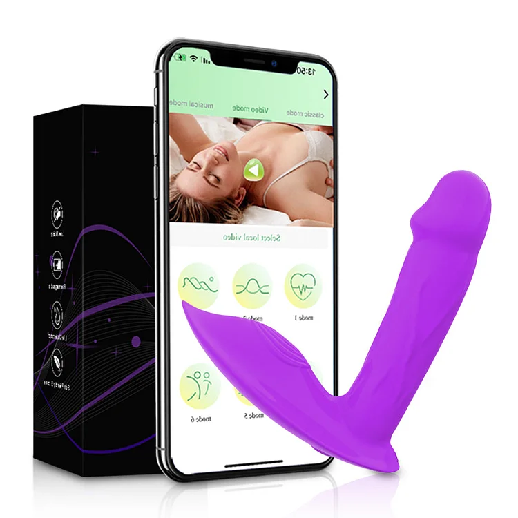 APP Control Female Wearable Clit Stimulator G-Spot Vibrators