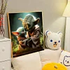 Yoda Star Wars - Rundbohrer Diamantmalerei - 40*40cm
