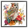 Flowers And Animals Couple Blue Jay-Full Embroidery 3 Strands 11CT Stamped Cross Stitch-40*40CM