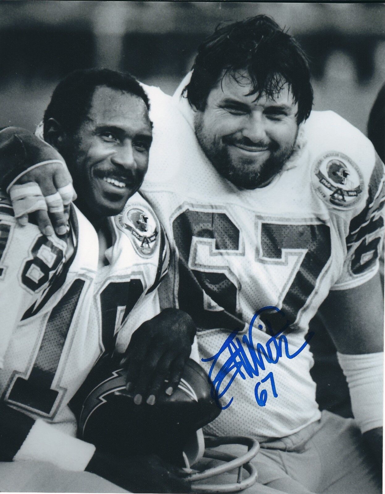 Signed 8x10 ED WHITE San Diego Chargers Autographed Photo Poster painting - w/COA