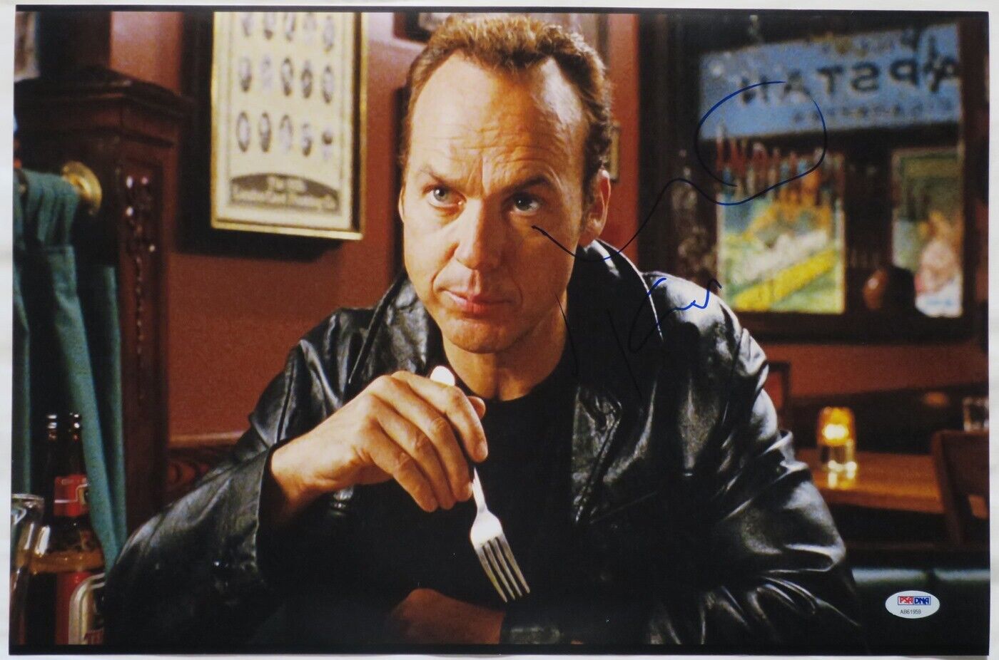 Michael Keaton Signed Jackie Brown Autographed 12x18 Photo Poster painting PSA/DNA #AB61959