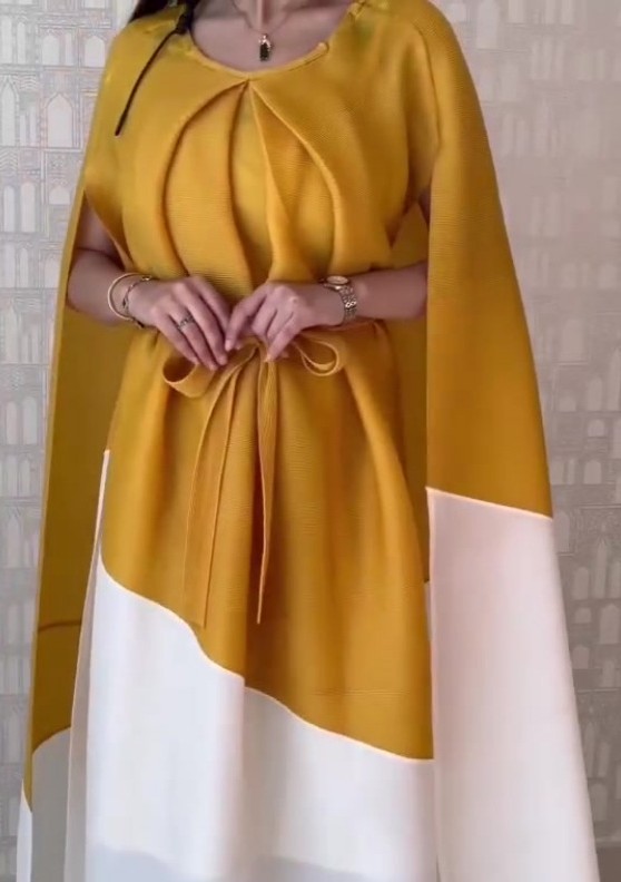 Fashion Collision Cape Tied Dress | Oxredo Shop Ramadan Sale