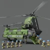 The CH-47 Transport Helicopter Chinook without Minifigures