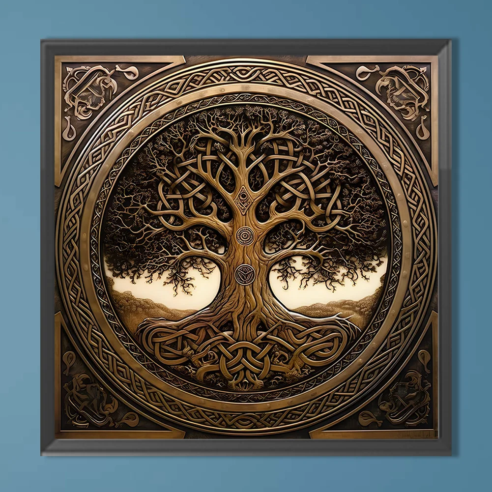 Diamond Painting - Full Round Drill - Tree of Life(Canvas|40*40cm)