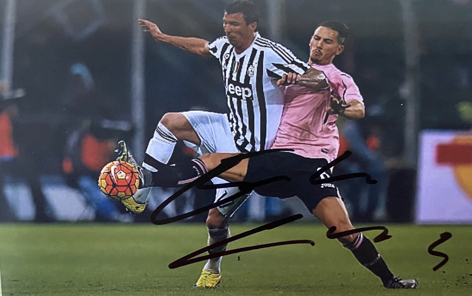 Edoardo Goldaniga Hand Signed Palermo 6X4 Photo Poster painting