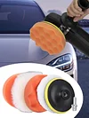 3/4/5 Inch Buffing Waxing Clean Polish Wool Buffer Drill Wheel Polisher Reusable
