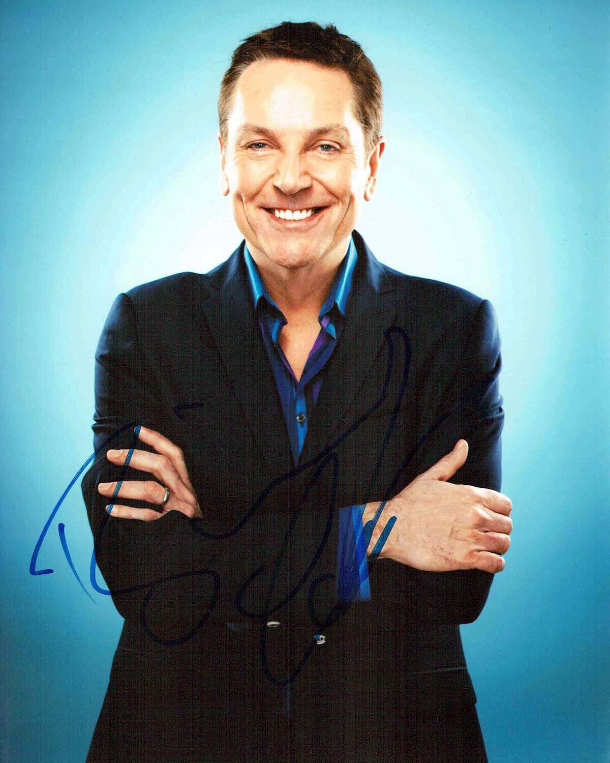 Brian CONLEY TV Star SIGNED Autograph 10x8 Photo Poster painting 2 AFTAL COA Presenter