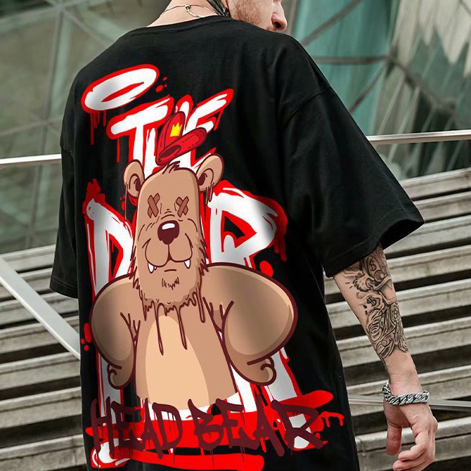 Street Oversize Bear T-shirt(2.0) / TECHWEAR CLUB / Techwear