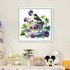 Bird Teacup-14CT Counted Cross Stitch Kit(40x40cm)