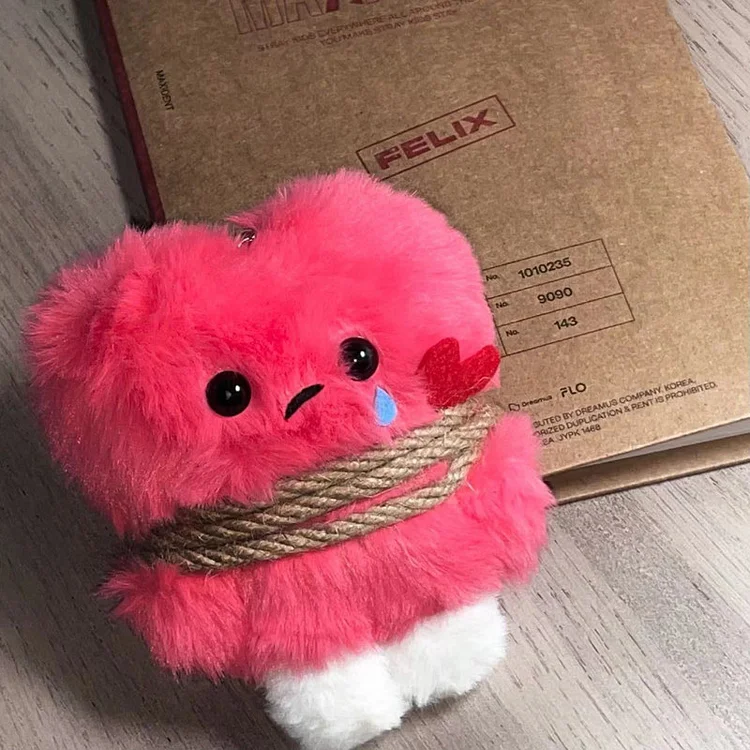 Stray Kids MAXIDENT Cute PiPi Plush Keychain Doll