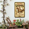 Wild West Saloon - Metal Tin Signs(8*12Inch/12*16Inch)