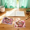 2 Pack Love Bear DIY Diamond Art Spiral Notebook Kit 80 Pages No Lines