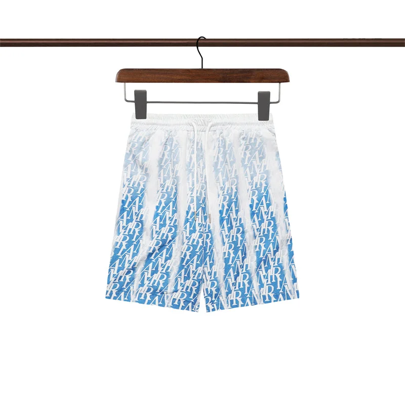 AMIRI 2023 new silk short-sleeved shirt