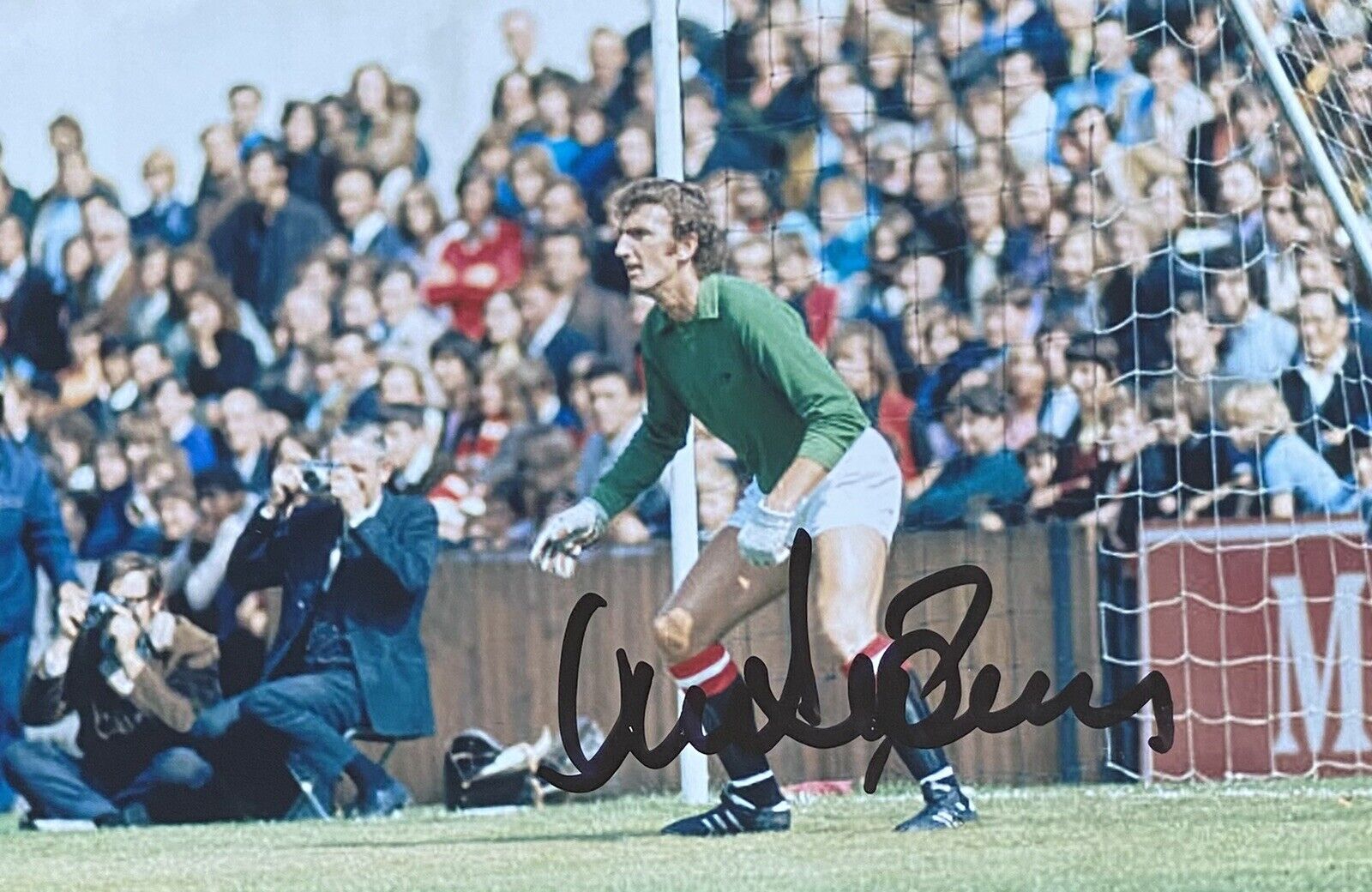 Alex Stepney Genuine Hand Signed Manchester United 6X4 Photo Poster painting 7